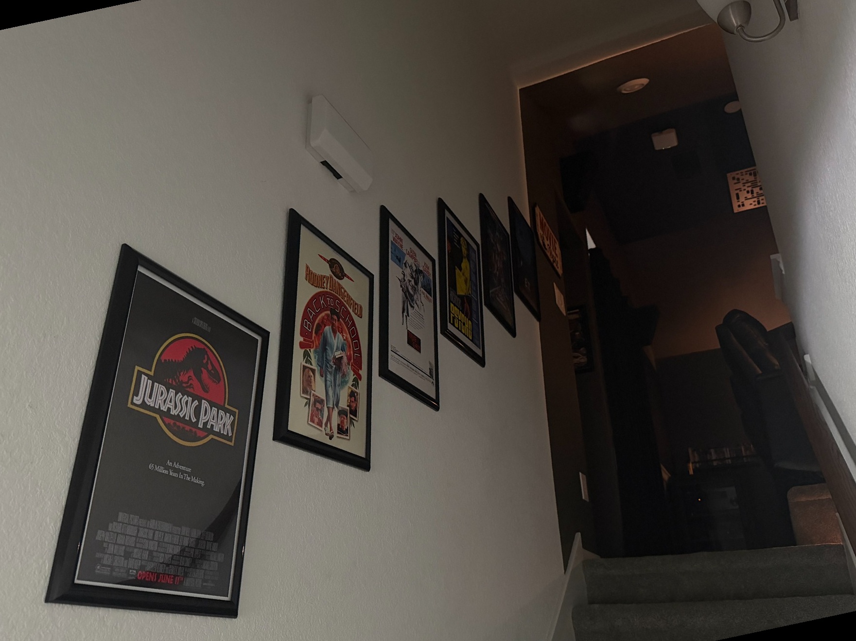 Theater entrance stairs